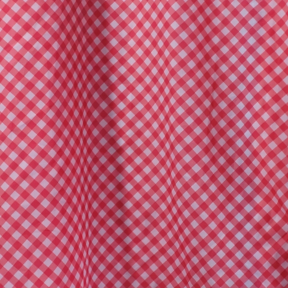 Nwt Little Lamb And Co. Ladies White And Red Checked Open Front Cardigan Blue Po - Picture 5 of 7